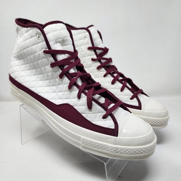 Converse Other - Converse Skateboard Shoes Mens 12 White Chuck Taylor 70 Cozy Quilted Sneakers